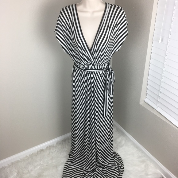 J. Crew Dresses & Skirts - J. Crew stripe small off shoulder Maxi dress